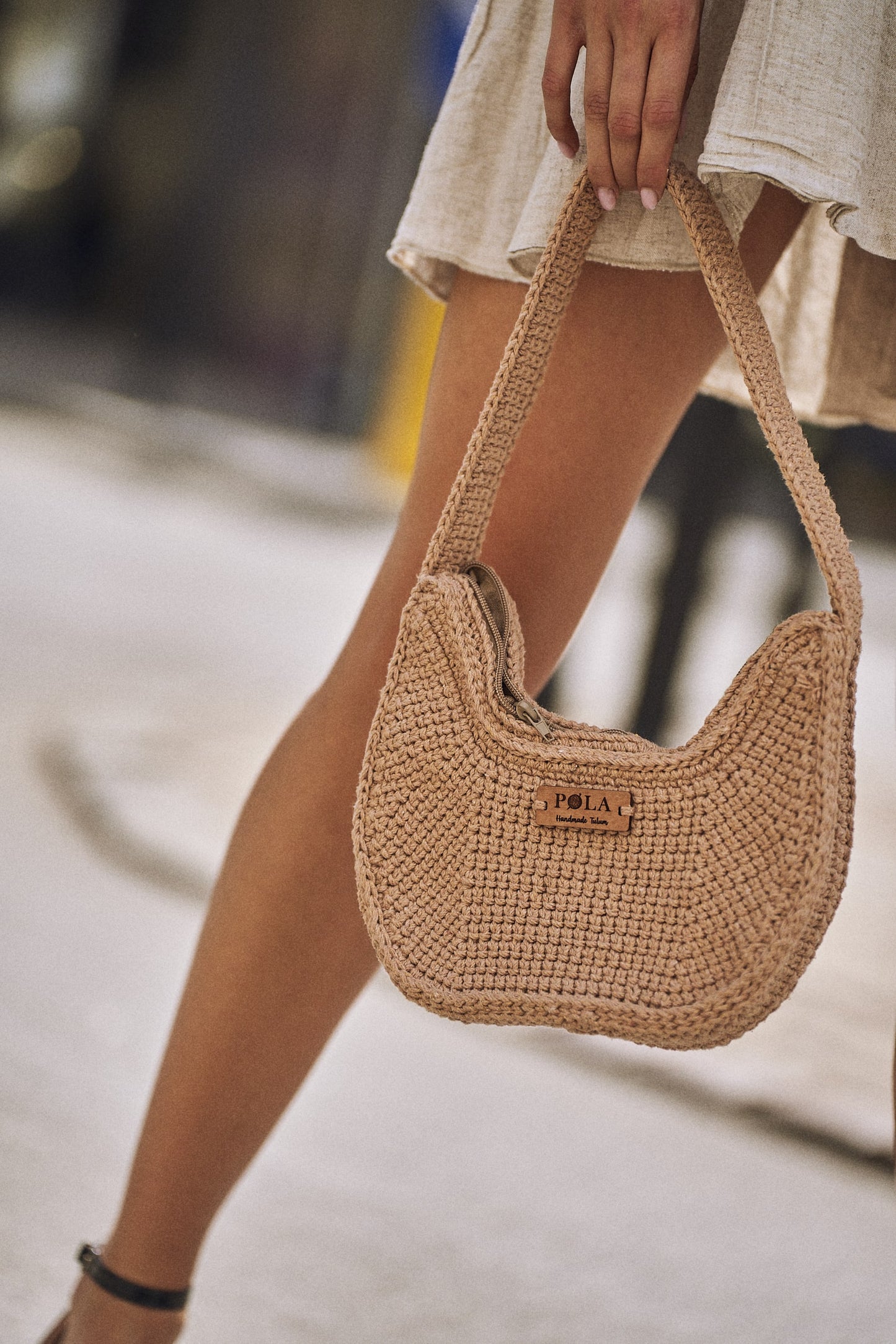 bolso crochet luna