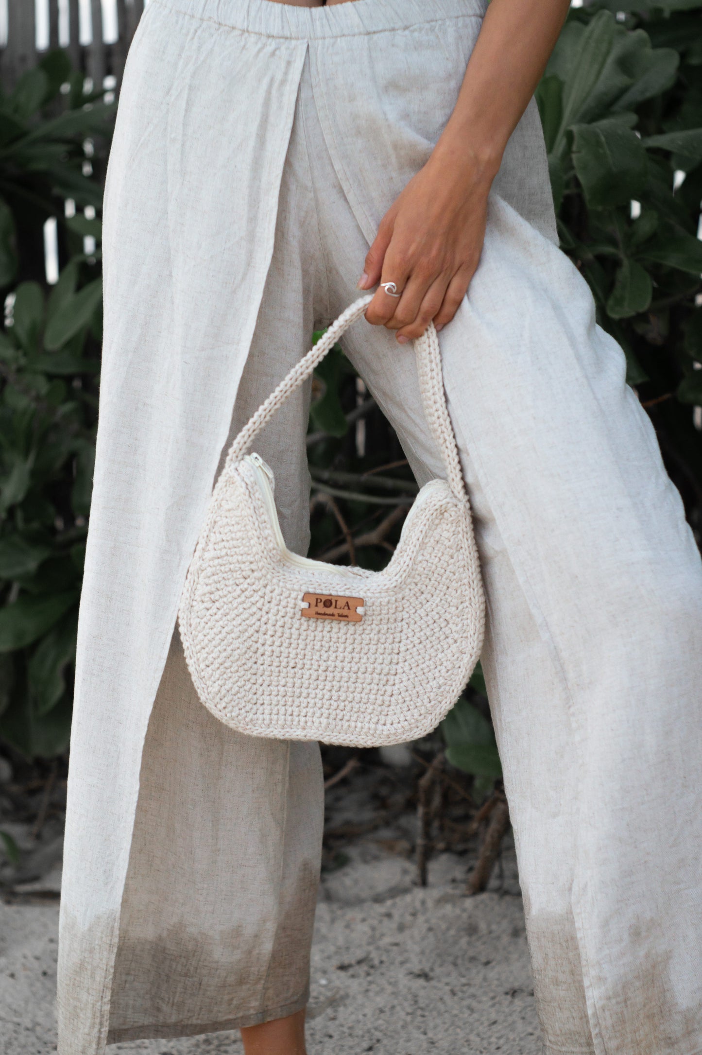 bolso crochet luna